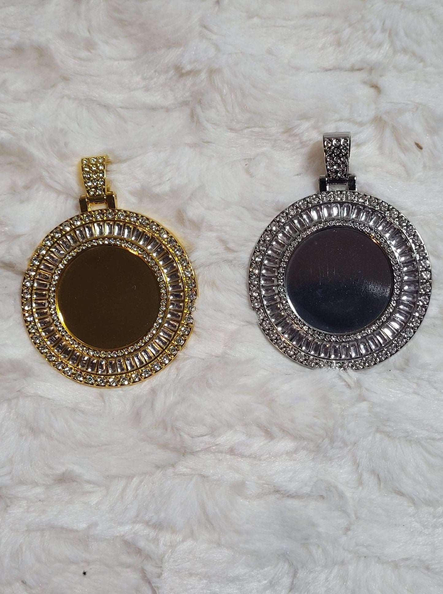 Large Photo Bling Necklace