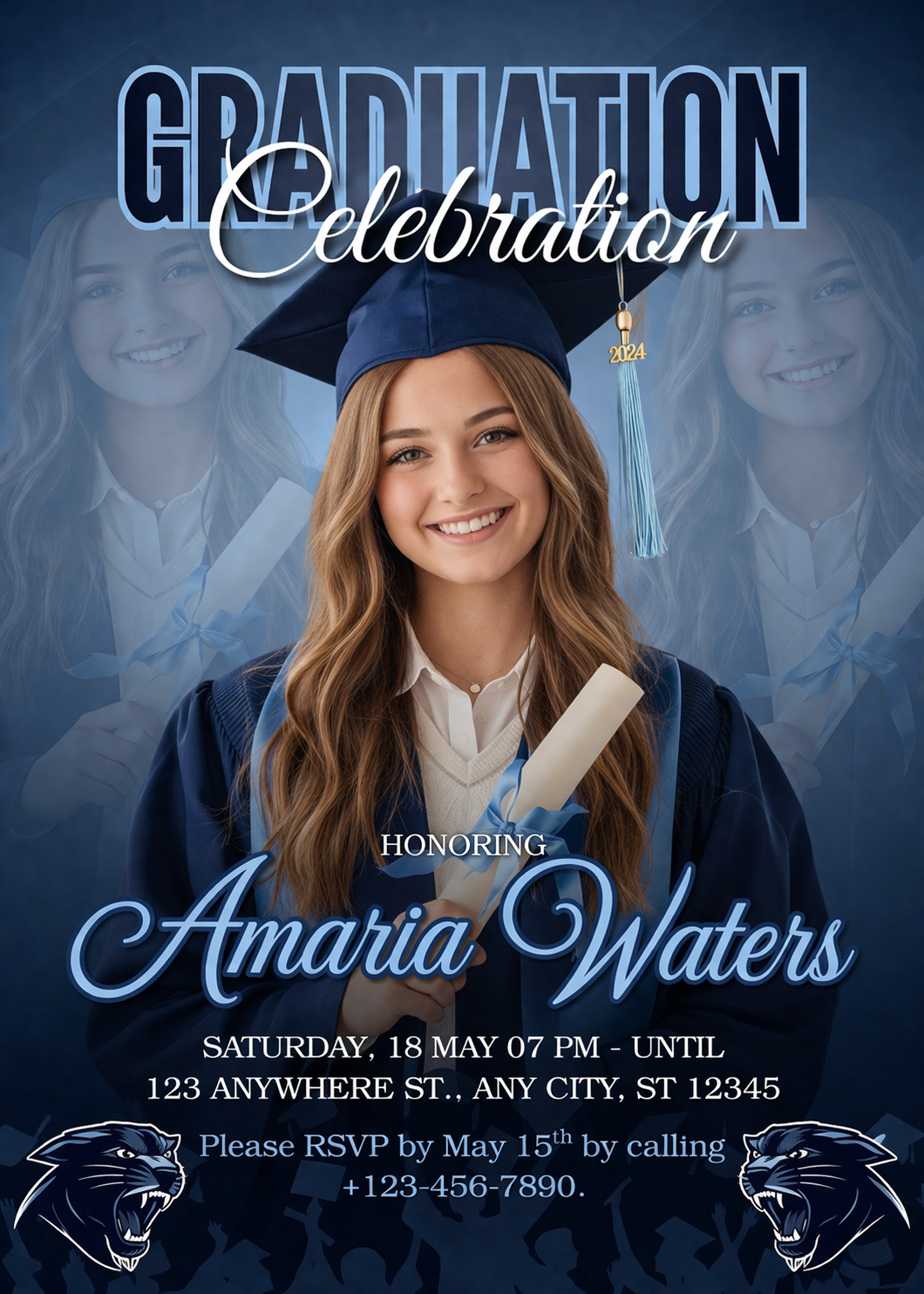 Custom Graduation Invitation