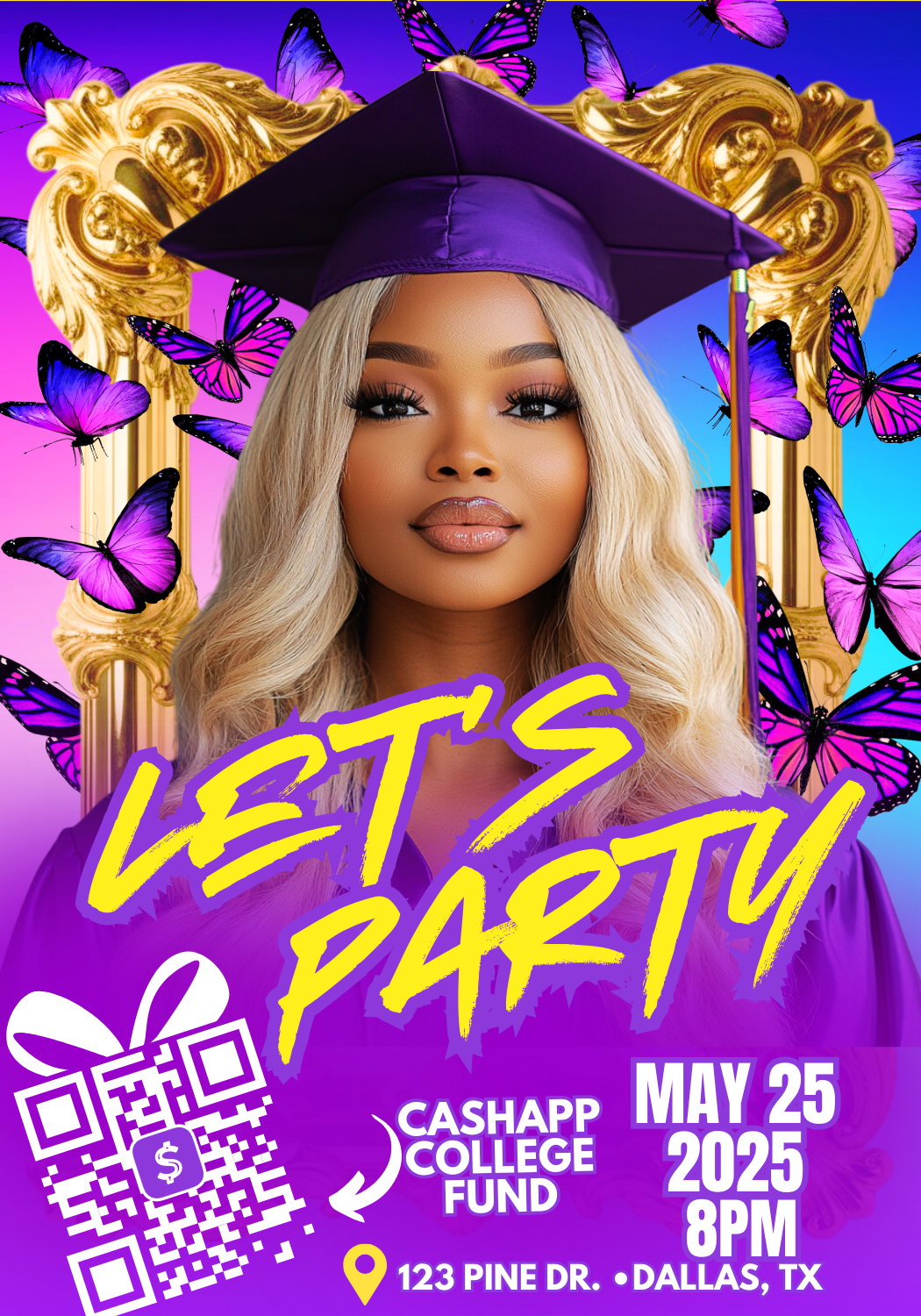 Graduation Party Lansyard