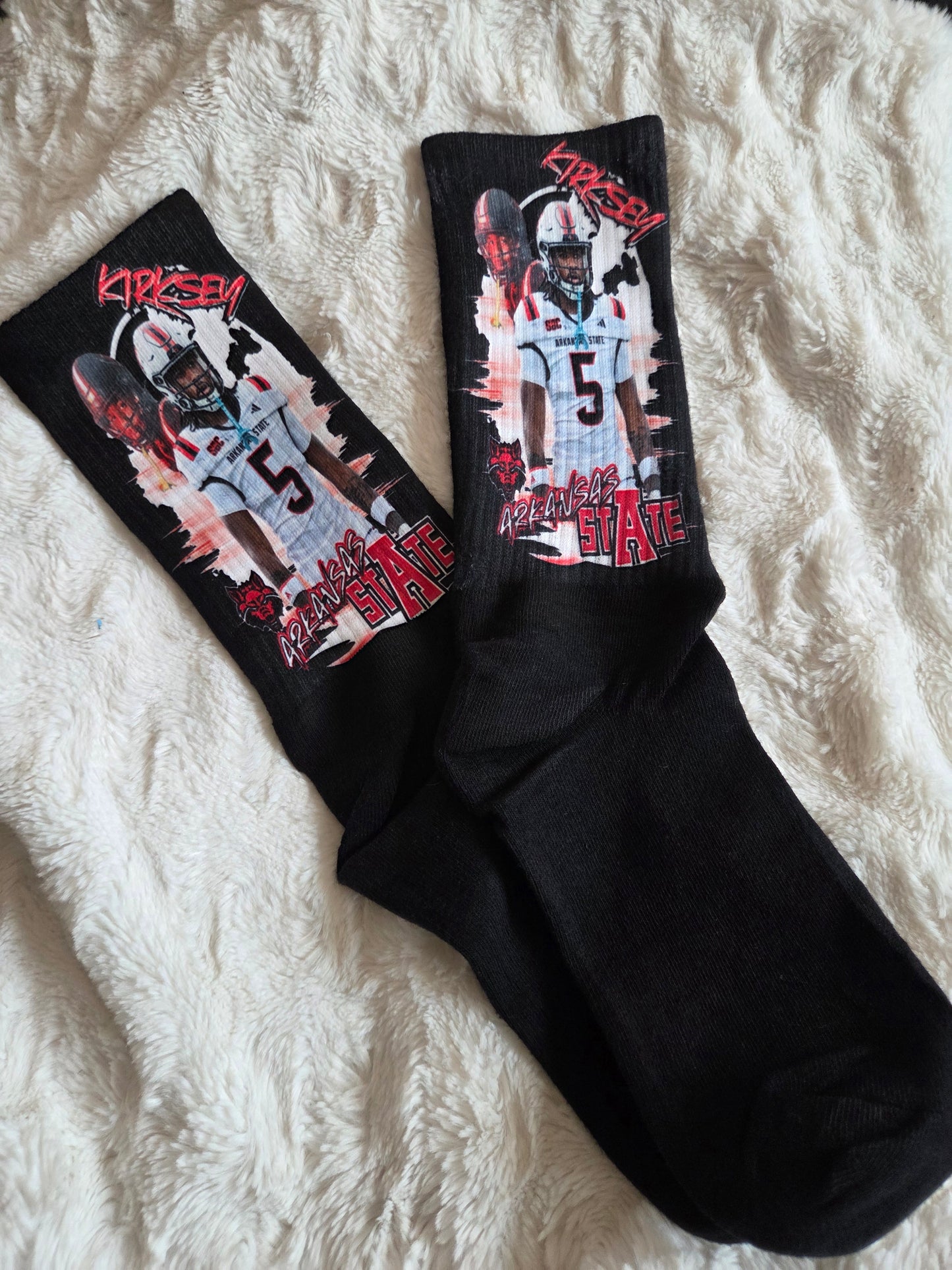 Custom Socks w/ Colored Foot