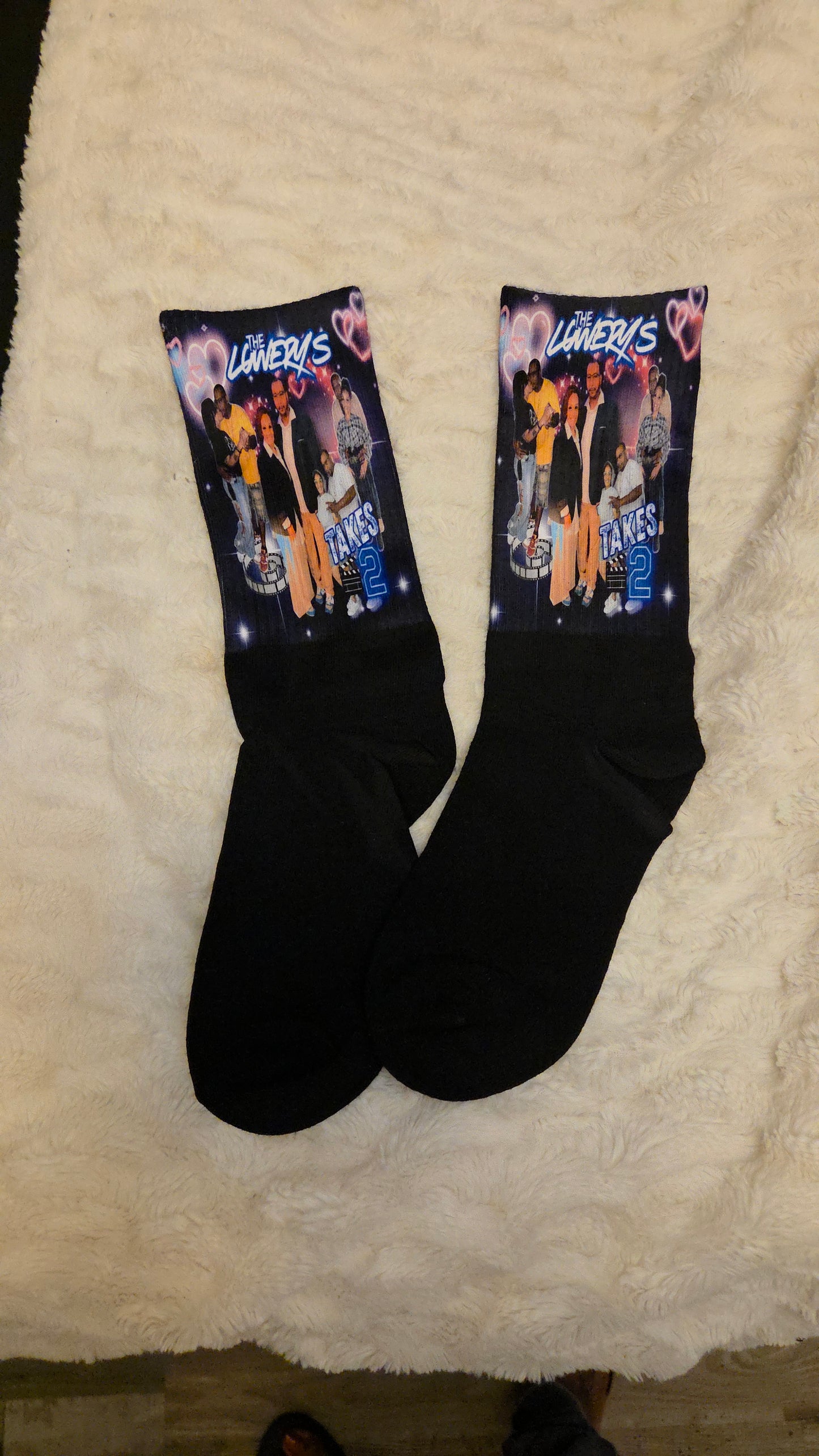 Custom Socks w/ Colored Foot