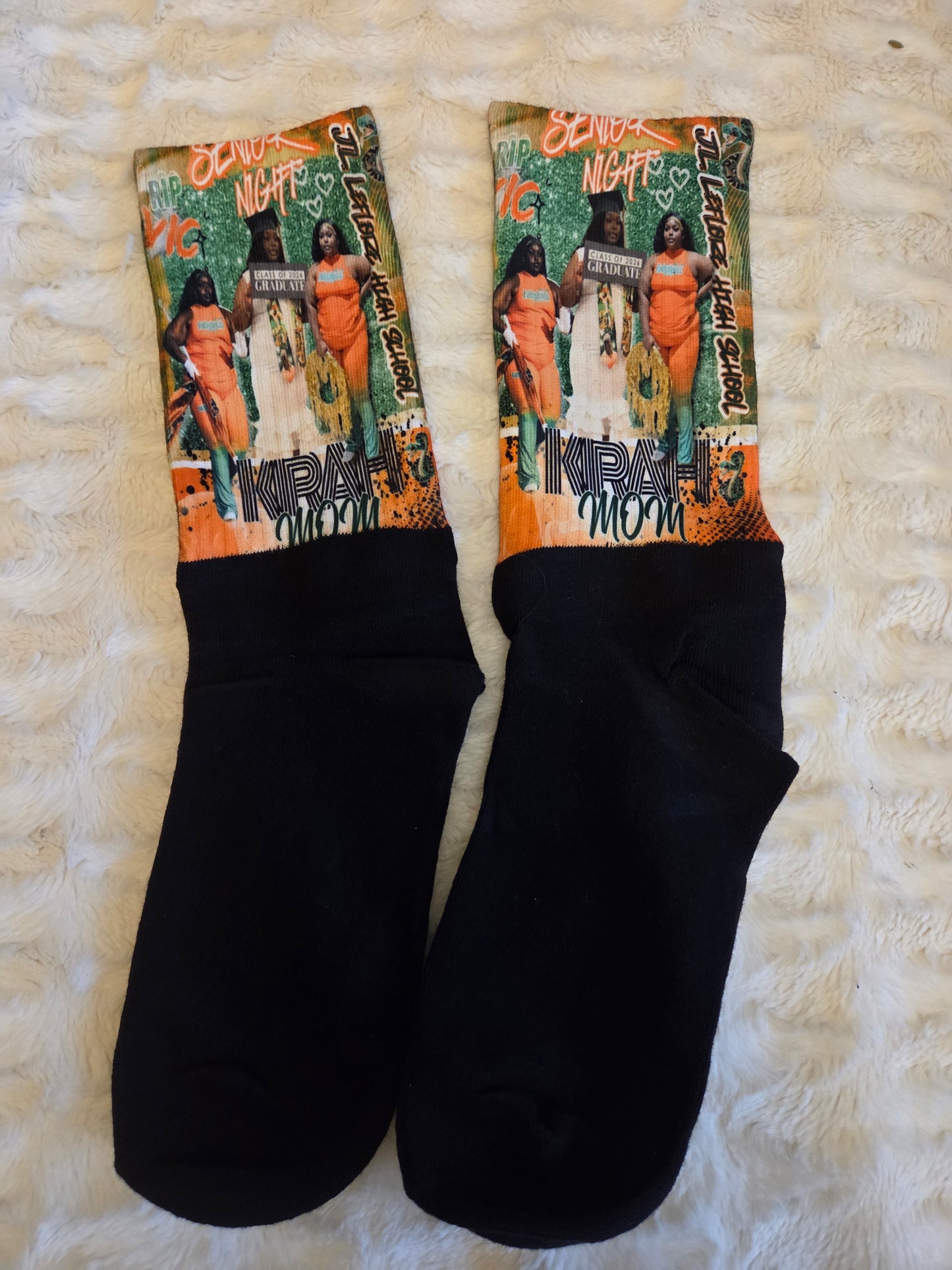 Custom Socks w/ Colored Foot