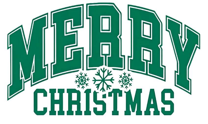 Merry Christmas sublimation print