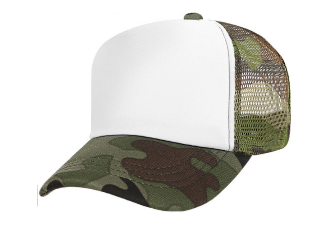 Adult sublimation trucker Caps