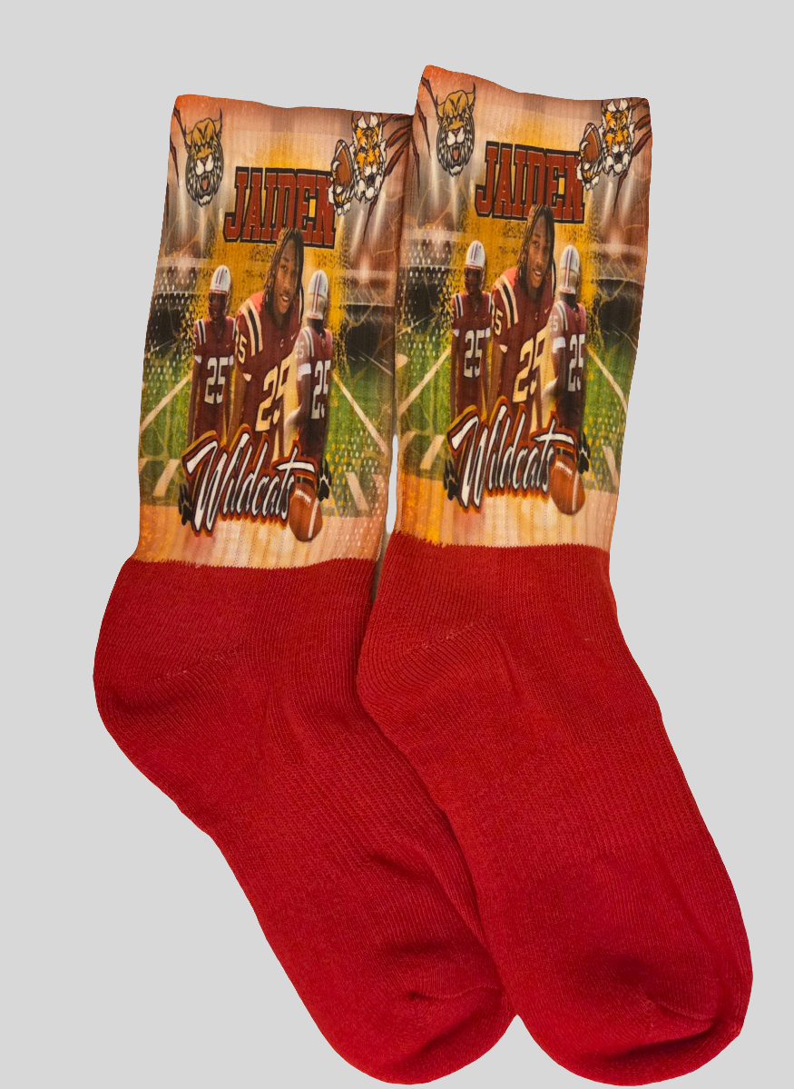 Custom Socks w/ Colored Foot