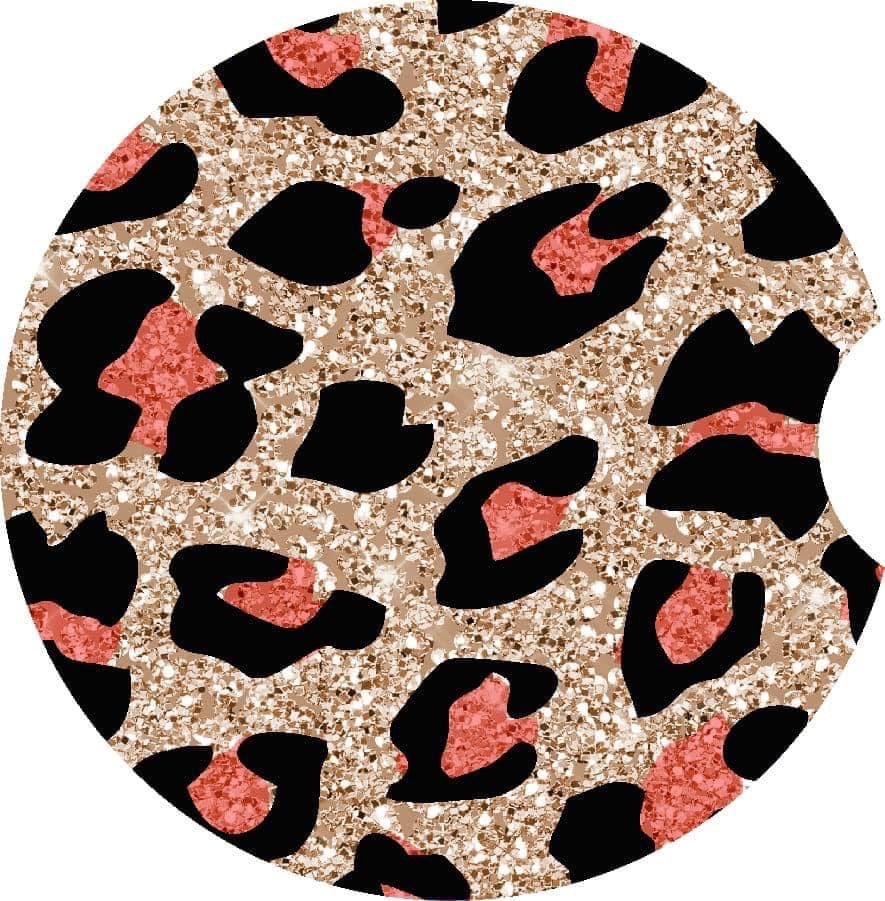 Animal Print Design Coasters