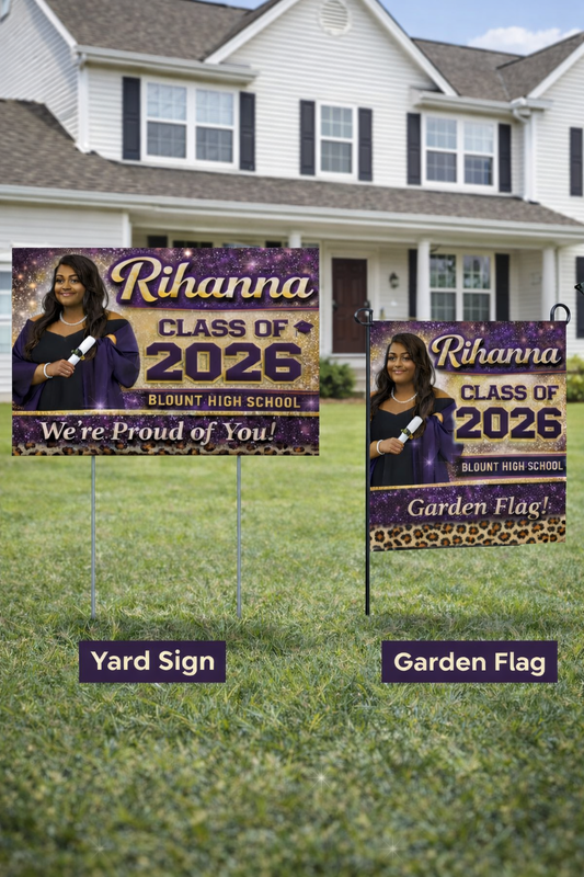 Custom Graduation Yard signs