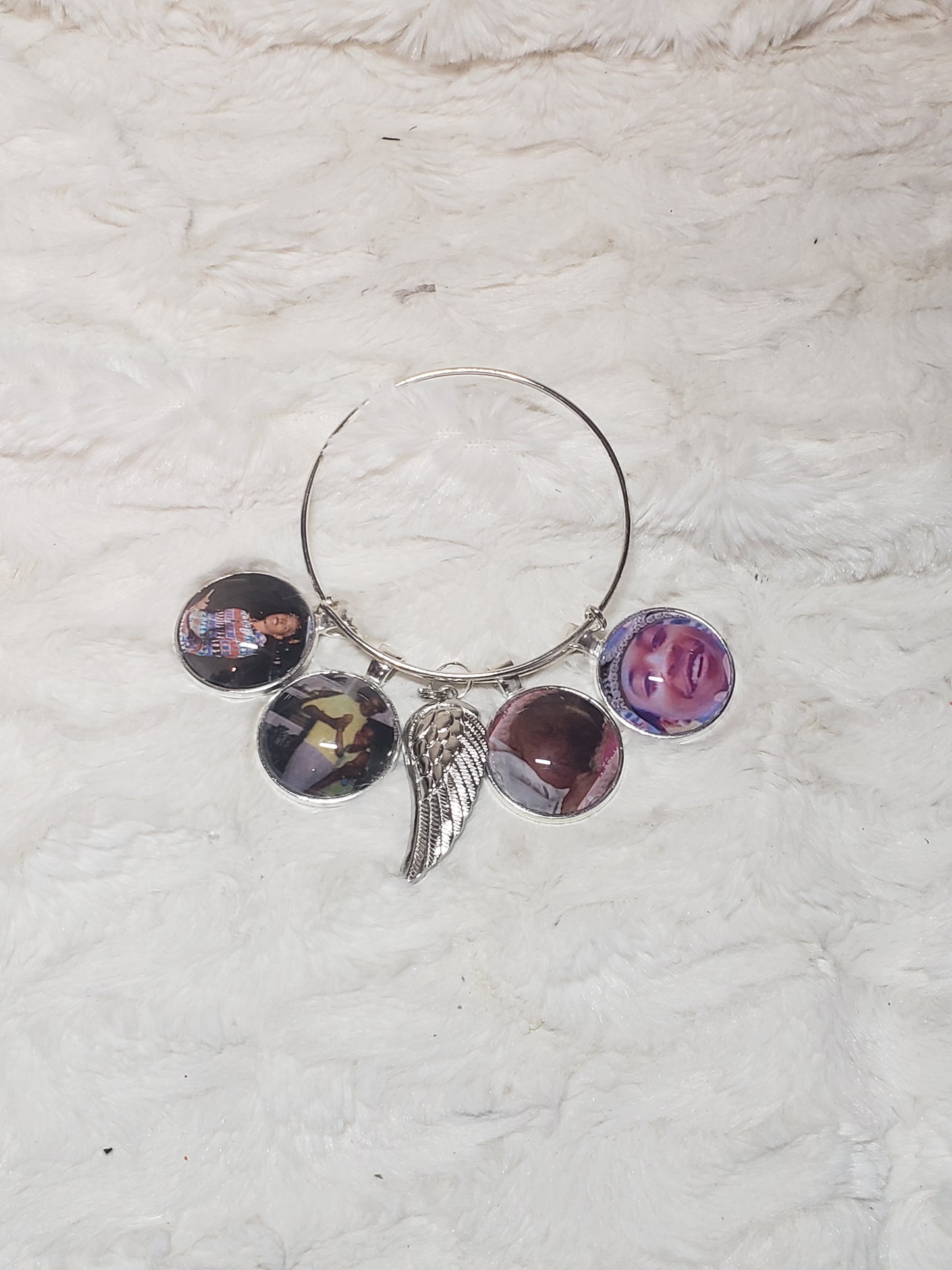 Memorial bangle bracelets