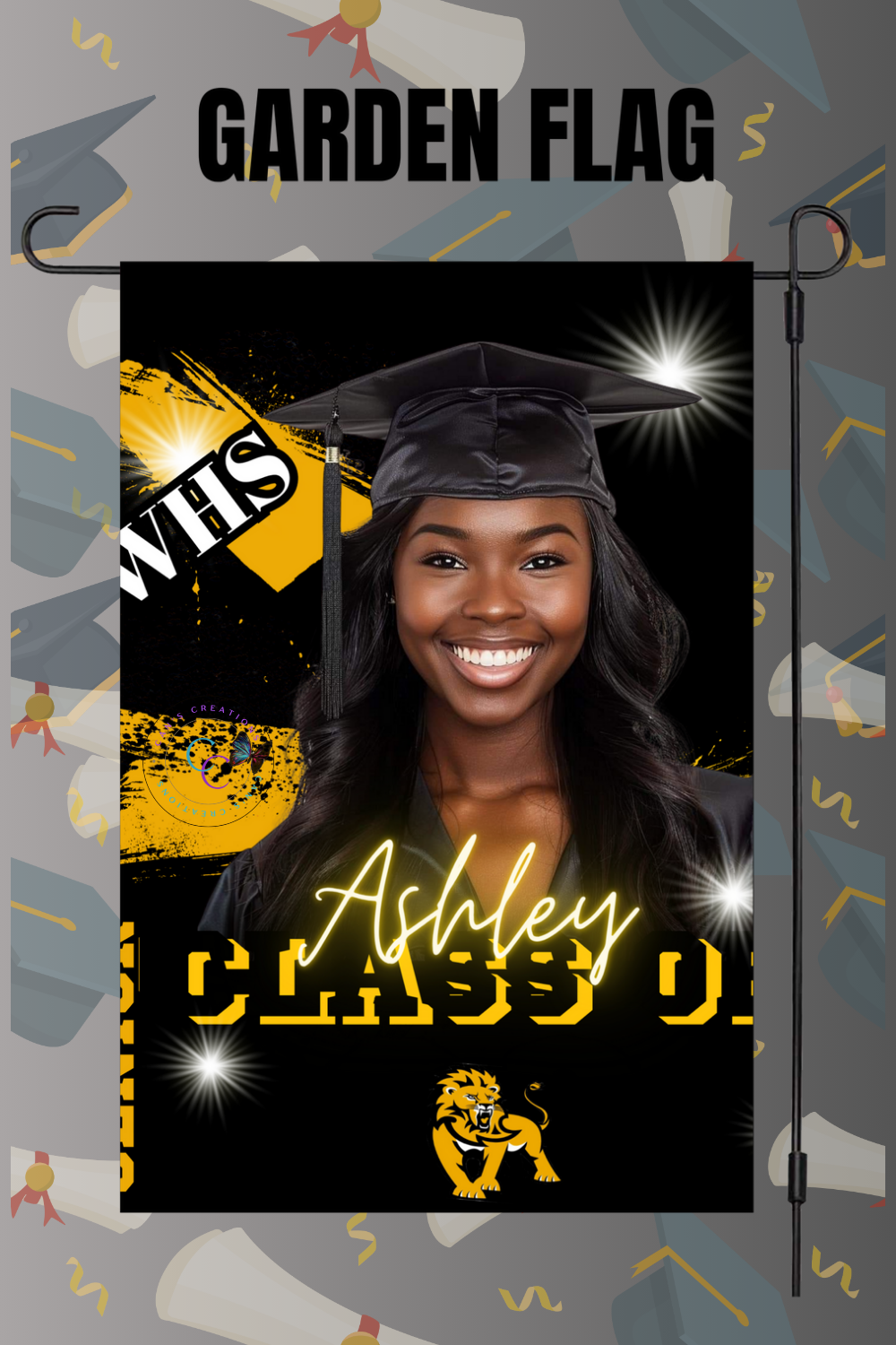 Graduation Garden Flags