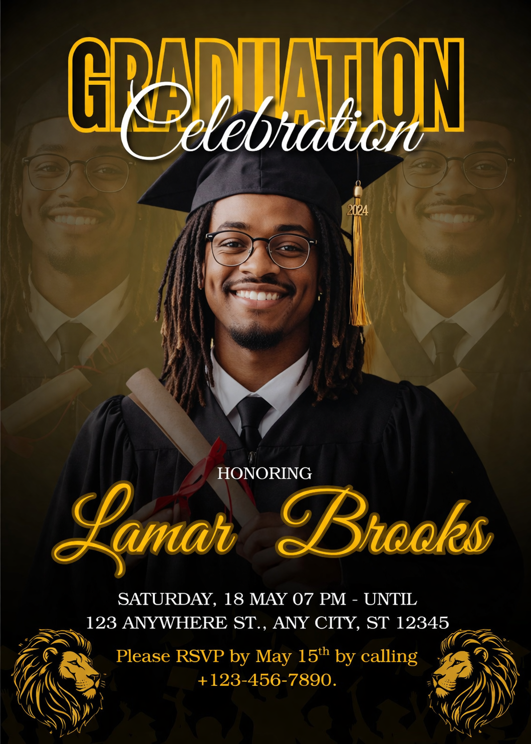 Custom Graduation Invitation