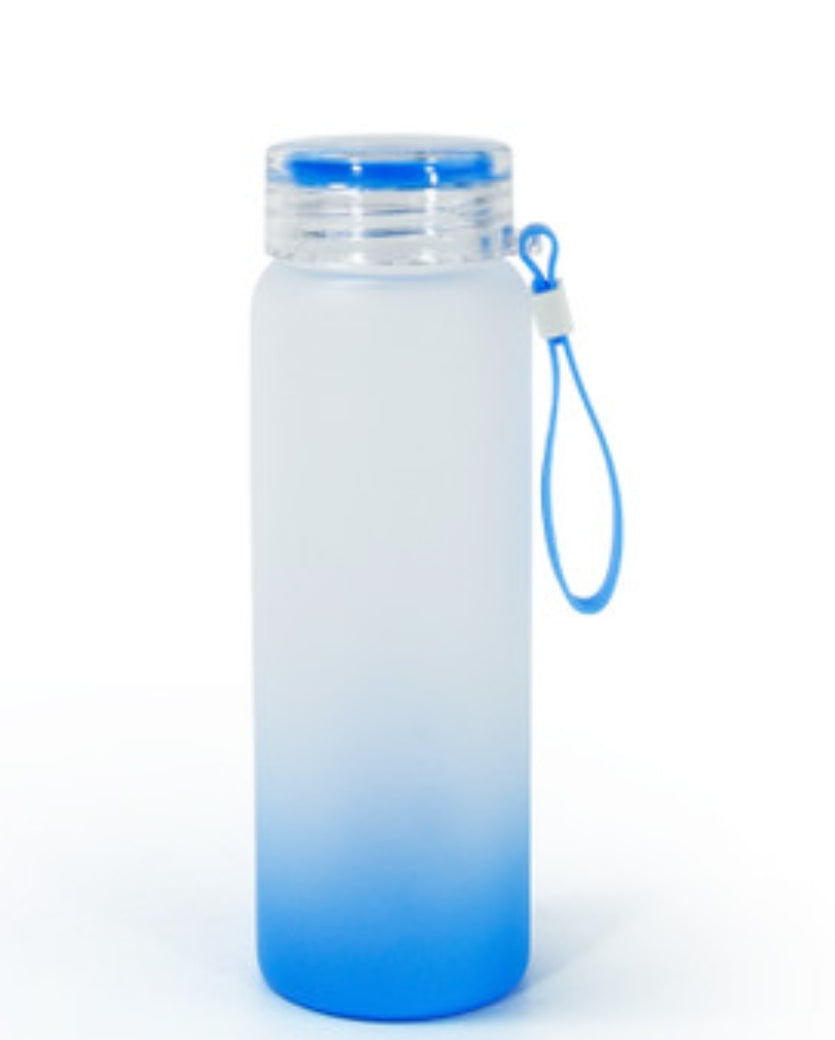 Sublimation Colored Frosted Water Bottle blanks
